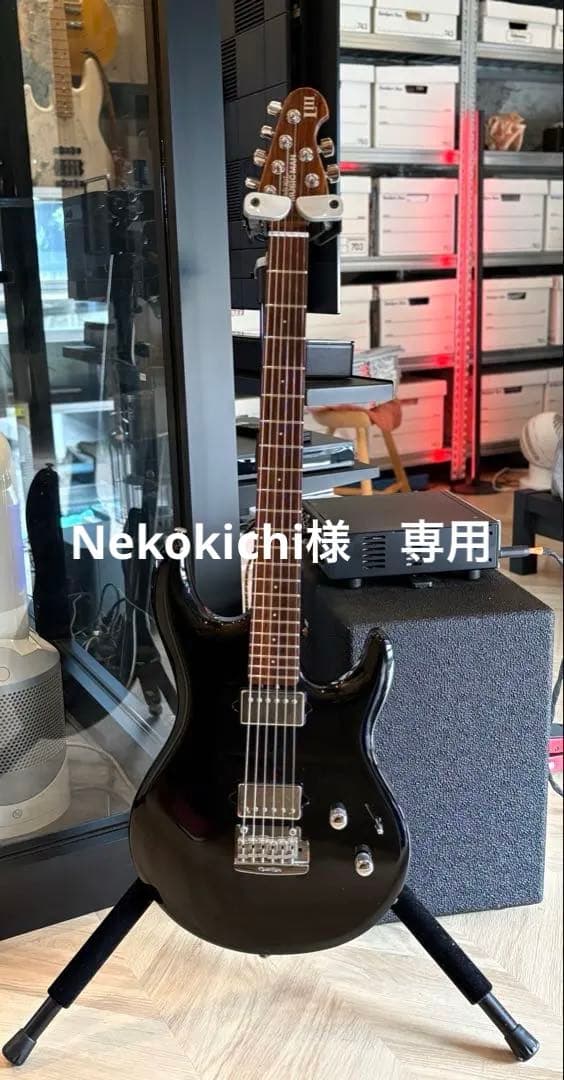 MUSIC MAN Luke Ⅲ HH Black 【2012年製】 Ernie Ball Music Man Luke III HH - Black | Sweetwater