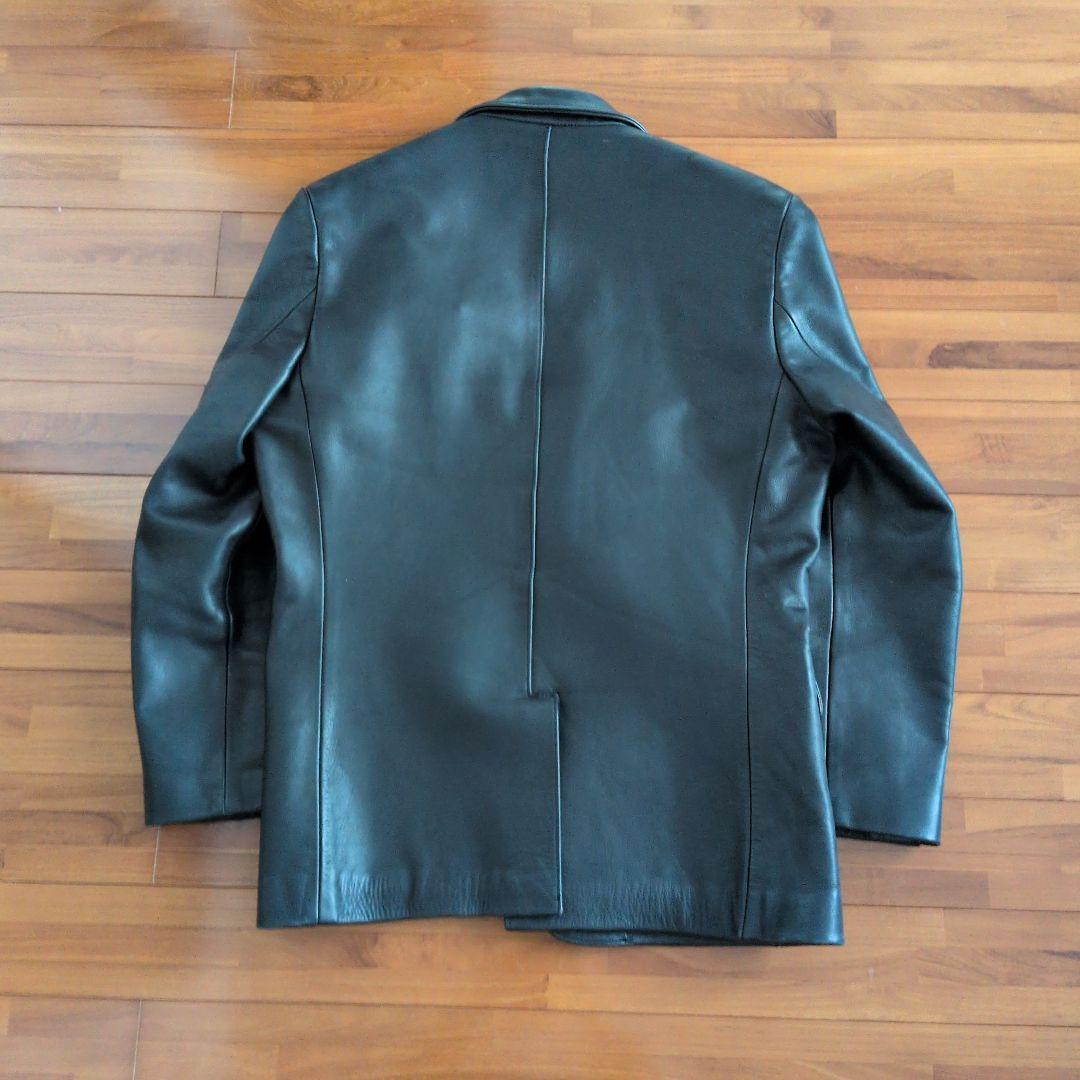 C.brumesシーブリュームス ステアハイドレザーテーラードジャケットL