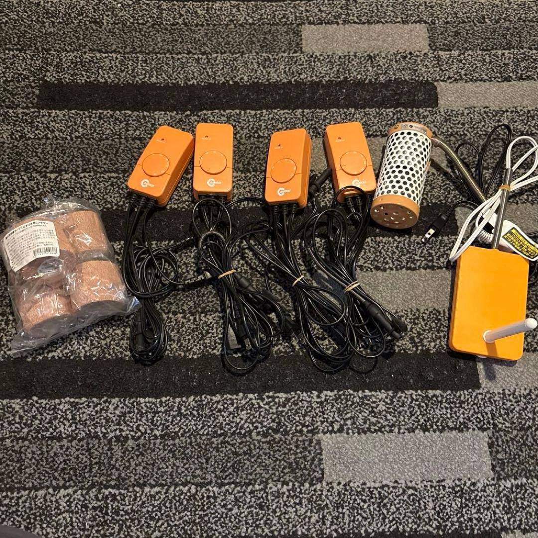 保温球＆サーモセット　保温電球　カバー付き＋ミニマルサーモ＋ヒーター＋テープ( ミニマルランド [即納在庫品] お買い得セット ミニマルサーモ HD-1 +