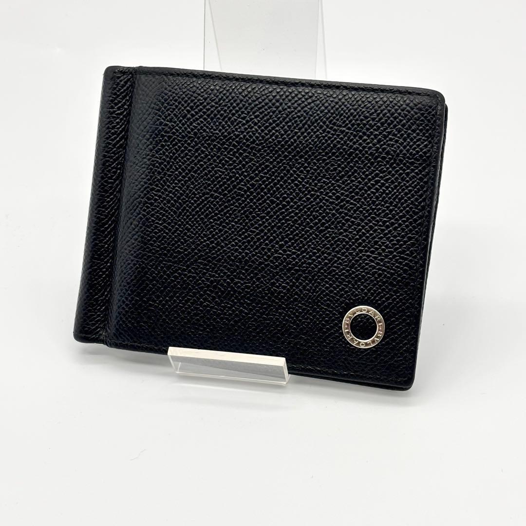 希少✨ブルガリ マネークリップ 財布 ブルガリマン サークルロゴ