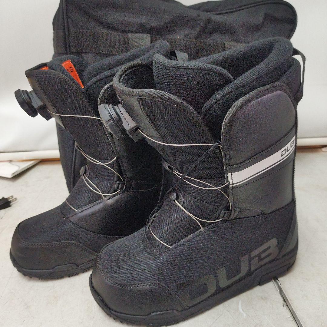 スノーボード ブーツ 25.0 dub 美品 ダブ（dub）（レディース）スノーボードブーツ ダイヤル式 PLATTE2 BLK