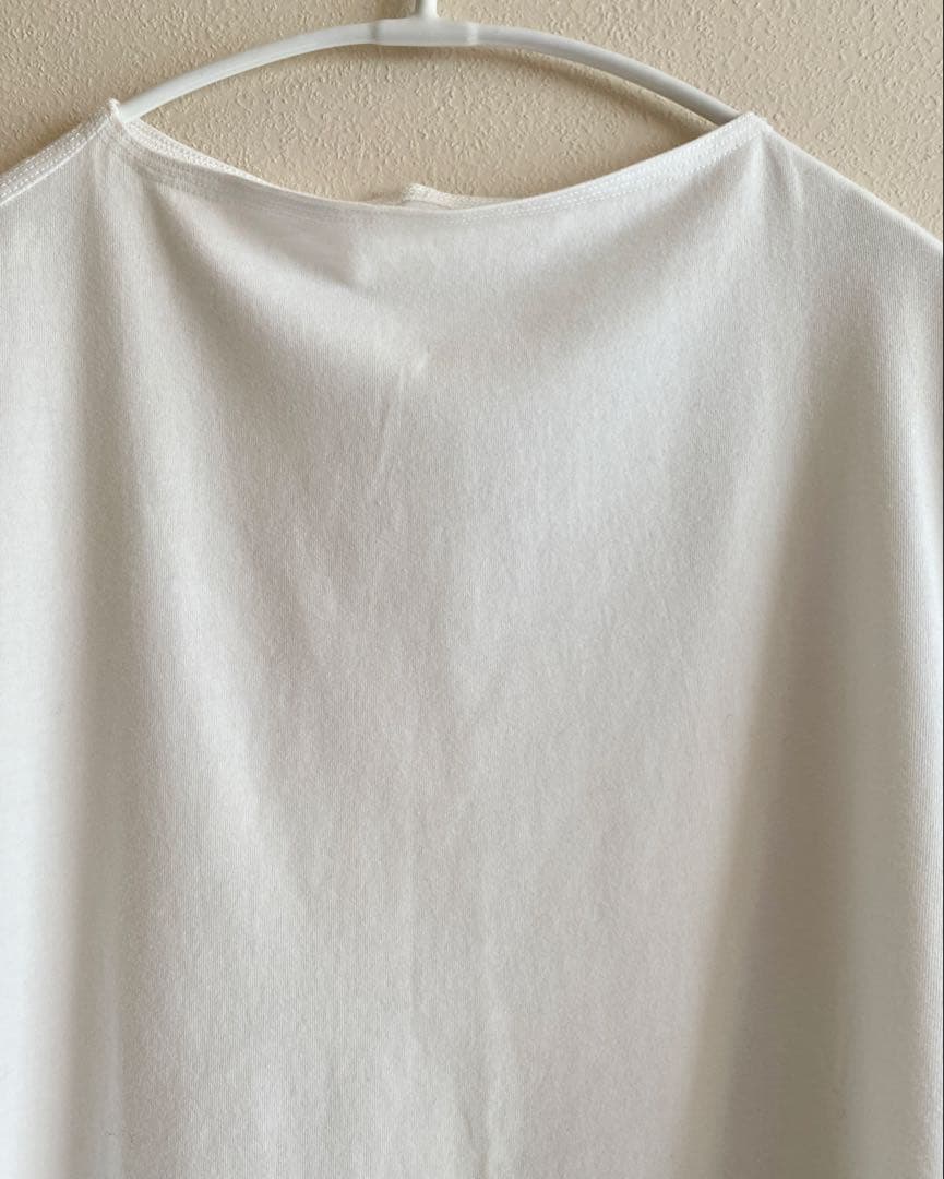 ババグーリ 未使用近 オーガニックコットン ワイドプルオーバー