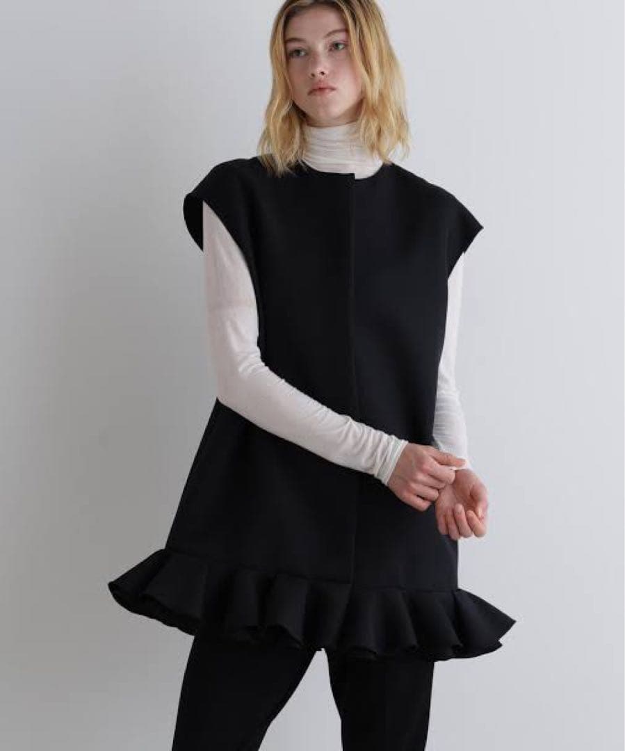 今期 新品 LE PHIL ルフィル トリプルクロスペプラムジレ ブラック マトラッセトリプルクロスジレ | LE PHIL（ル フィル） ｜【公式】通販