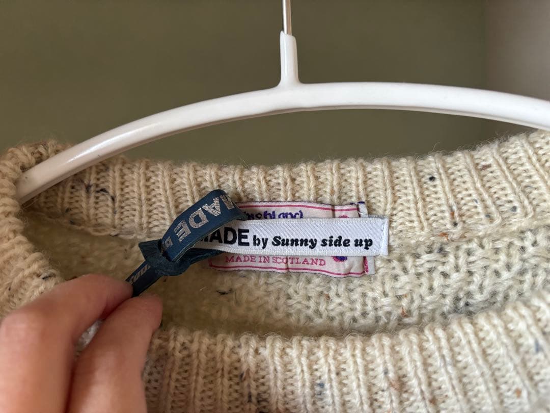 SUNNY SIDE UP】リメイク15ニット /キナリ - メルカリ