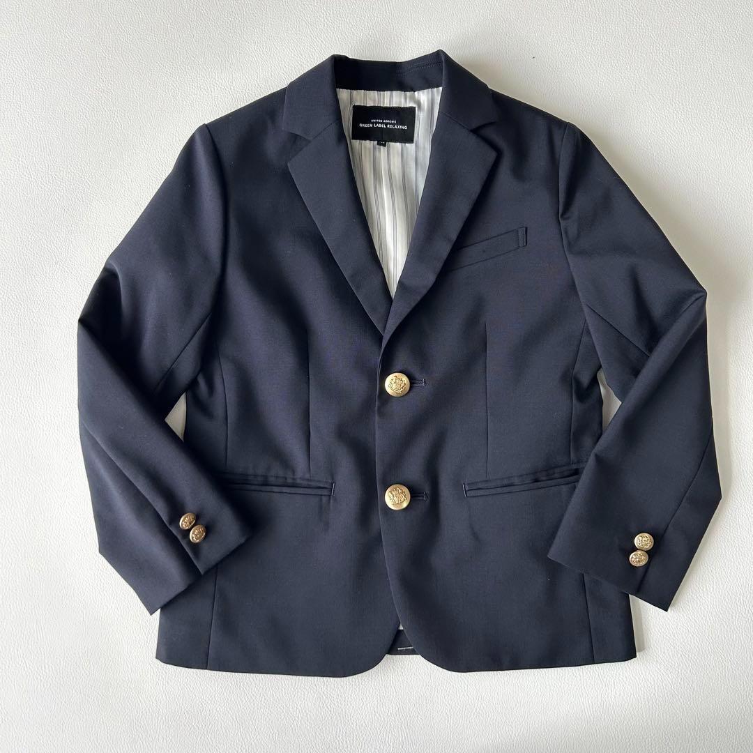 美品＊グリーンレーベル キッズスーツ 男の子 3点セット【120cm】紺