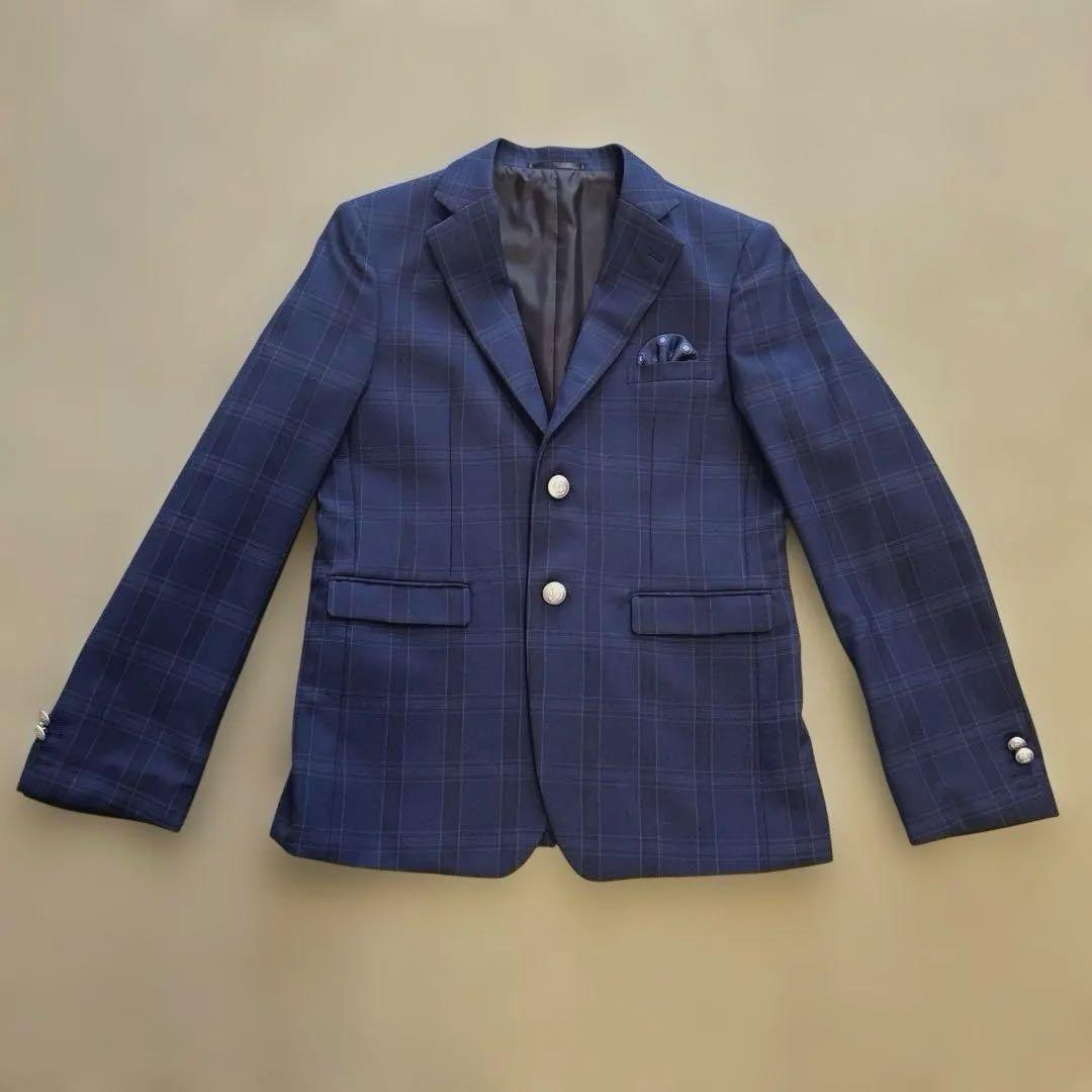 卒業式 スリーピース(ベスト付き) スーツ 男の子 170 紺