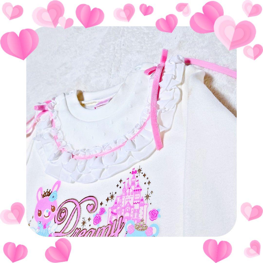 ❤メゾピアノ❤ミミポポ✨みみぽぽ✨フリルトレーナー✨平成レトロ