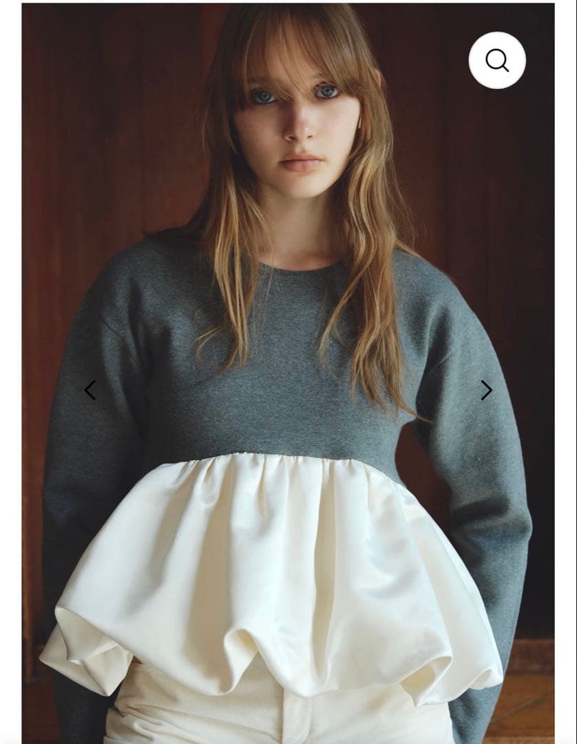 the toe Aachen Balloon Peplum - メルカリ