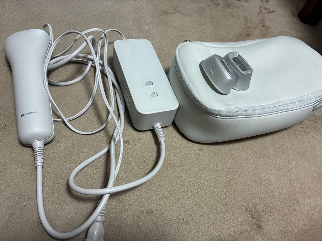 Panasonic 光エステ スムースエピ ES-WG0A 脱毛器　中古品 Panasonic スムースエピ ES-WG0A-H （グレー） 光エステ 除毛、脱毛器
