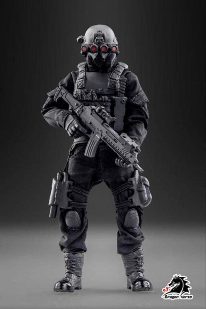 【ドラゴンホース】Alpha-1 “レッド・ライト・ハンド”フィギュア SCP財団シリーズ 機動部隊Alpha-1 “レッド・ライト・ハンド” 1/12