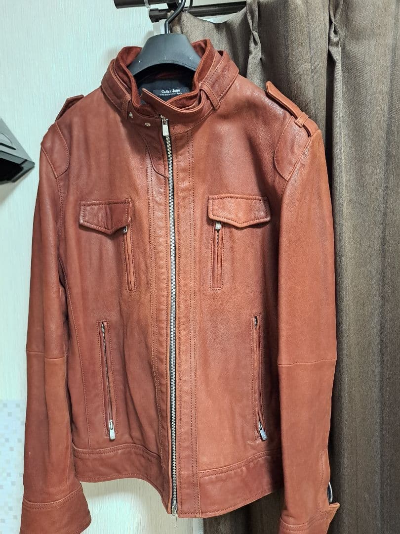 Cathy Jane レザーシングルライダースジャケット 2026年最新】cathy jane レザージャケット・ライダースの人気アイテム