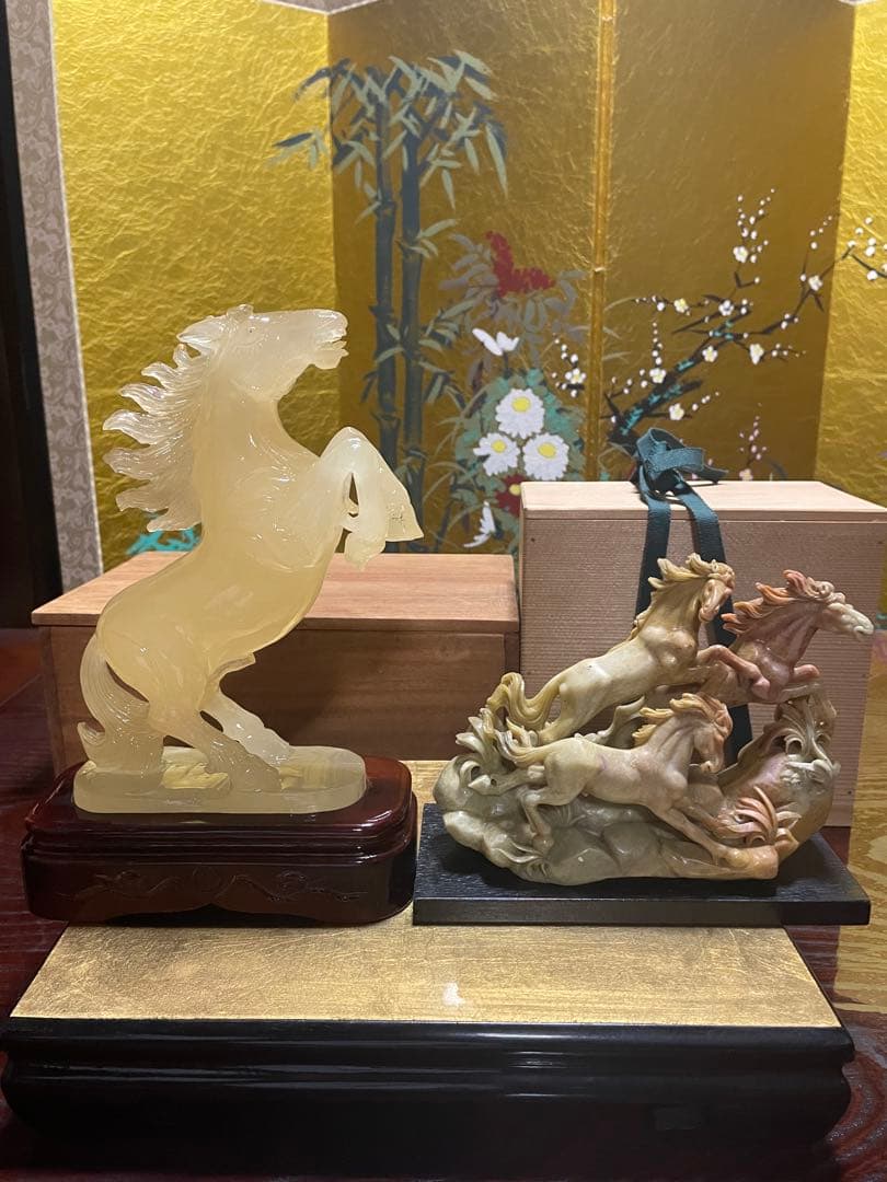 翡翠と石の馬のセット 翡翠と石の馬のセット 81b0QB7cXiL._AC_AC_SY300_QL30_.jpg