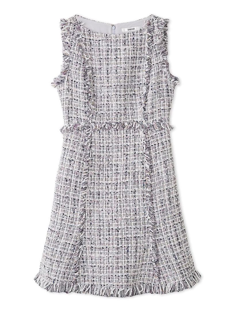 スナイデル　ツイードミニワンピース　snidel ツイードミニワンピース(ミニワンピース)｜ワンピース｜SNIDEL