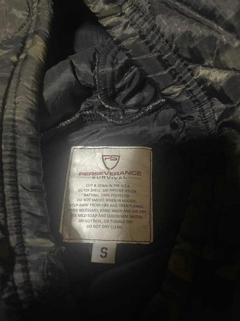 PERSEVERANCE SURVIVAL フーディ マルチカムブラック