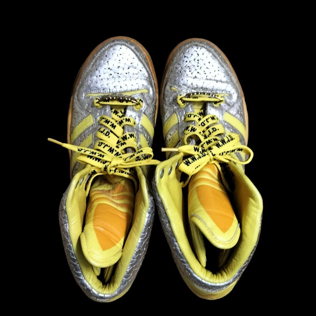 アディダス ジェレミー・スコット スニーカー 28cm イエロー