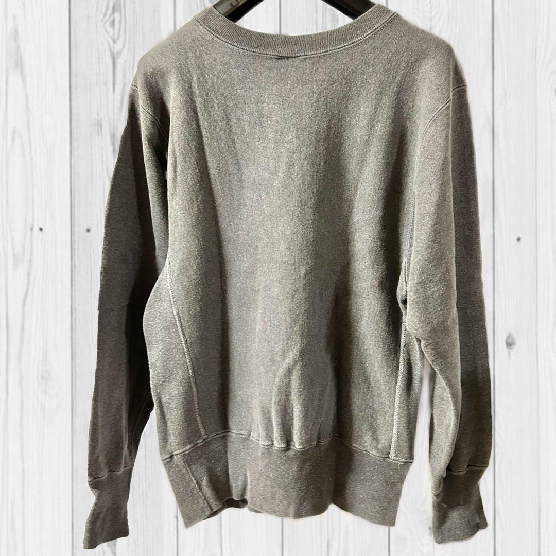 レアカラー！チャンピオン リバースウィーブ チャコール色 90s 刺繍