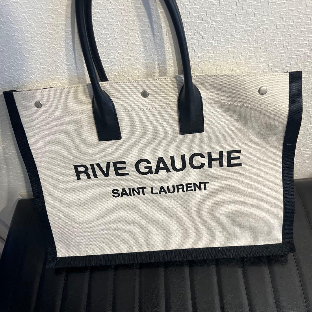 【掲載今週まで】サンローラン　リヴゴーシュ　トートバッグ　パリ購入 アウトレット】SAINT LAURENT サンローラン トートバッグ/RIVE GAUCHE