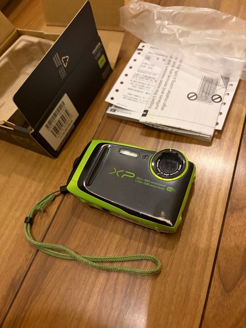 FUJIFILM FINEPIX XP120 防水デジタルカメラ ライム - メルカリ
