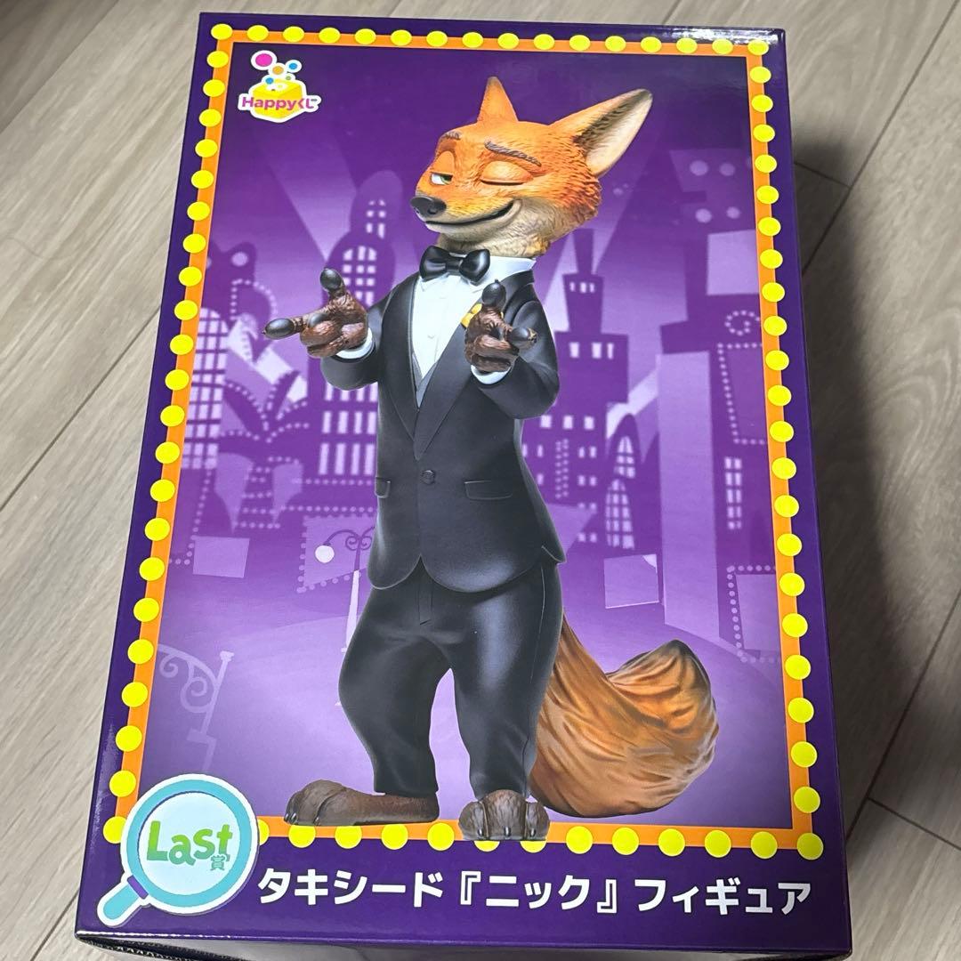 ニック フィギュア ラスト賞 新品】 ズートピア2 Happyくじ Last賞 ニック タキシード フィギュア