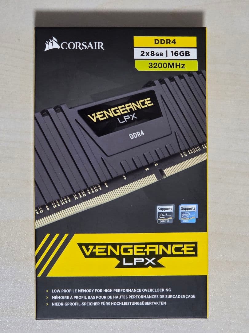 Corsair DDR4-3200MHz メモリ 16GB [8GB×2枚] Amazon | CORSAIR DDR4 メモリモジュール VENGEANCE LPX Series 8GB×2