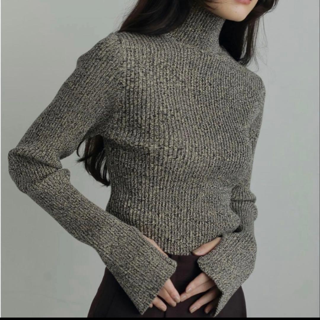 トップス anuke Slit Turtle Knit ànuke online store（アンヌーク） / Slit Turtle KnitSlit Turtle