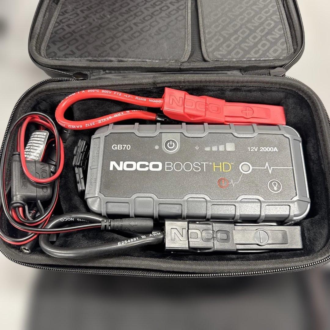 メンテナンス NOCO BOOST HD GB70 12V 2000A NOCO Boost GB70: 2000A 12V UltraSafe Portable Lithium Jump Starter