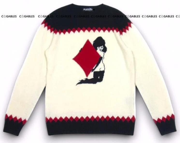 ★激レア★ヒステリックグラマー×プレイボーイ　アンゴラ混　ニット セーター HYSTERIC GLAMOUR（ヒステリックグラマー）の「MULTI WOMAN編込