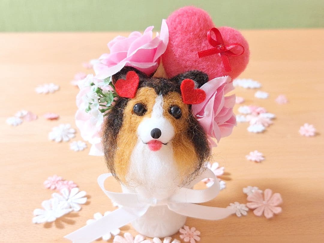 みーたん様専用♪ 羊毛フェルト オーダー 愛犬 シェルティー