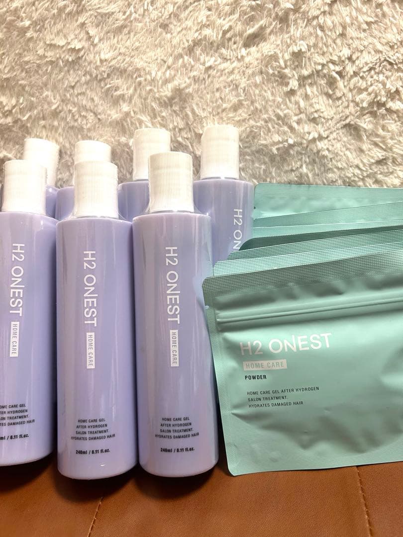 【新品未使用】H2 ONEST ホームケアジェル 240mlとパウダーセット×7 h2set2.jpg