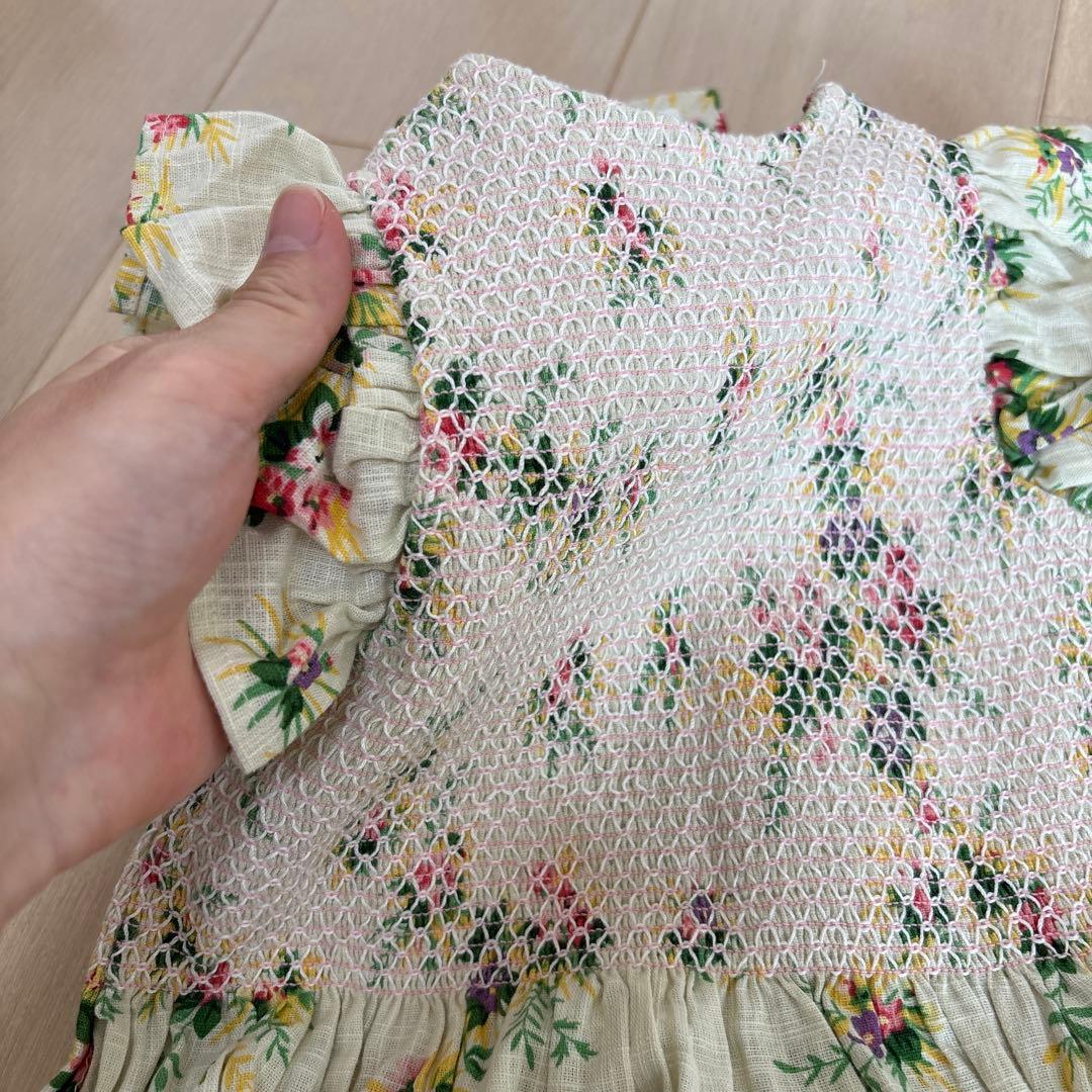 値下げ 新品未使用 Bonjour diary ノースリーブワンピース 4Y - メルカリ