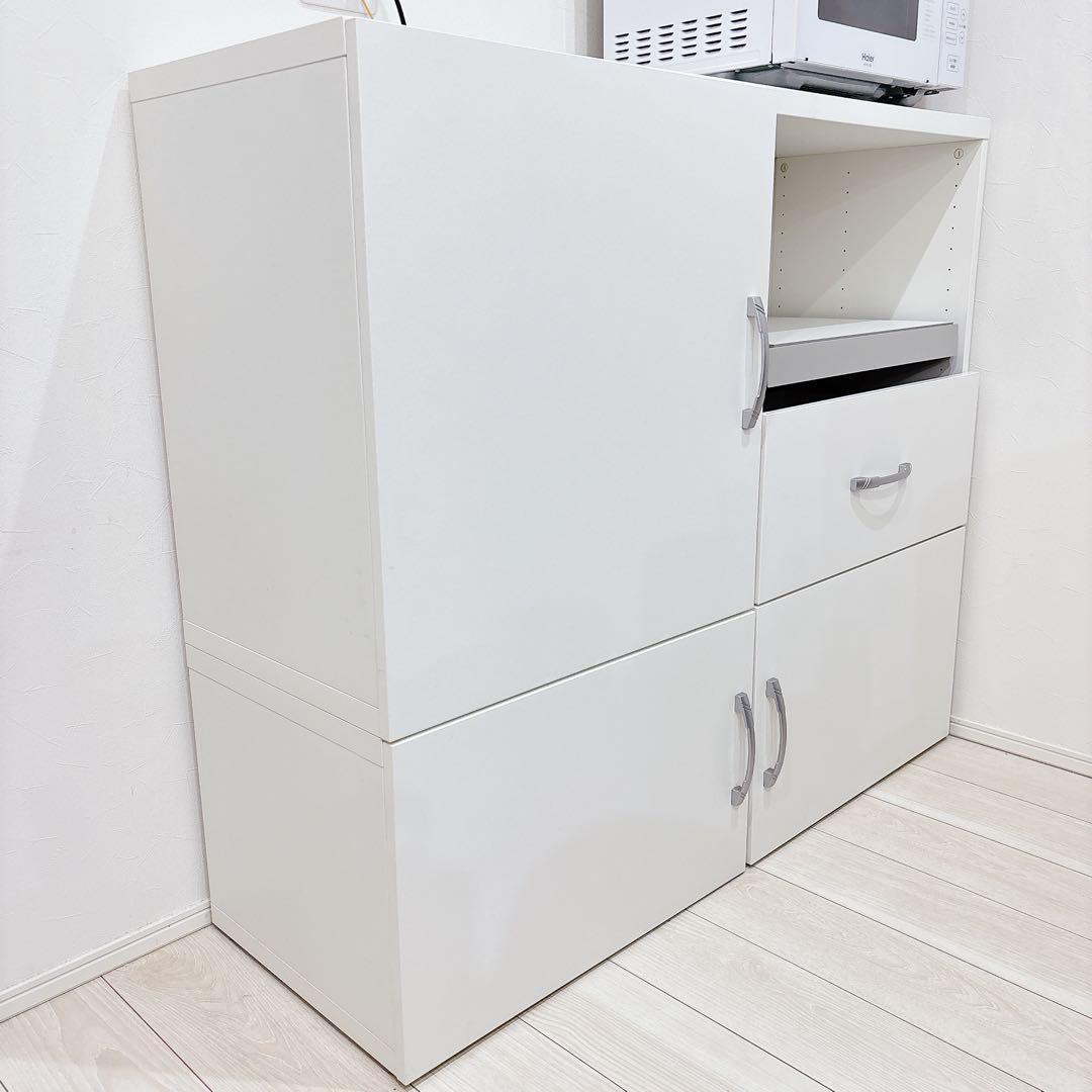 IKEA イケア ベストー 食器棚 ローボード カップボード 収納 引き出し 白 IKEA/イケア/通販]BESTA ベストー 収納コンビネーション 引き出し付