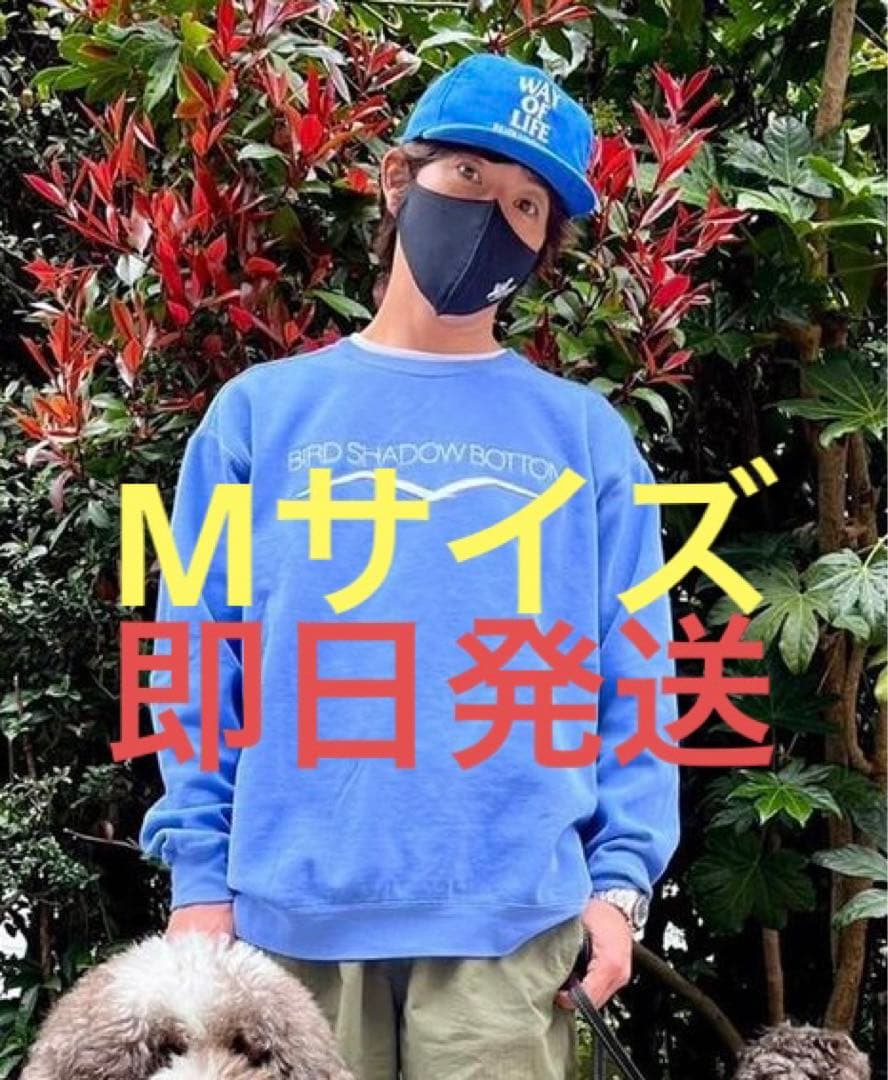 キムタク 私物 眞木蔵人 スウェット ブルー Mサイズ インスタ 週間文春