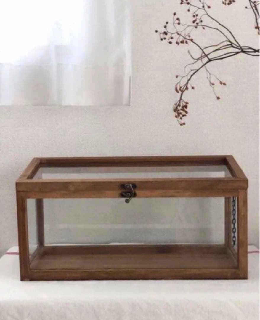 ガラスケース キャビネット アンティーク 古道具 ヴィンテージ