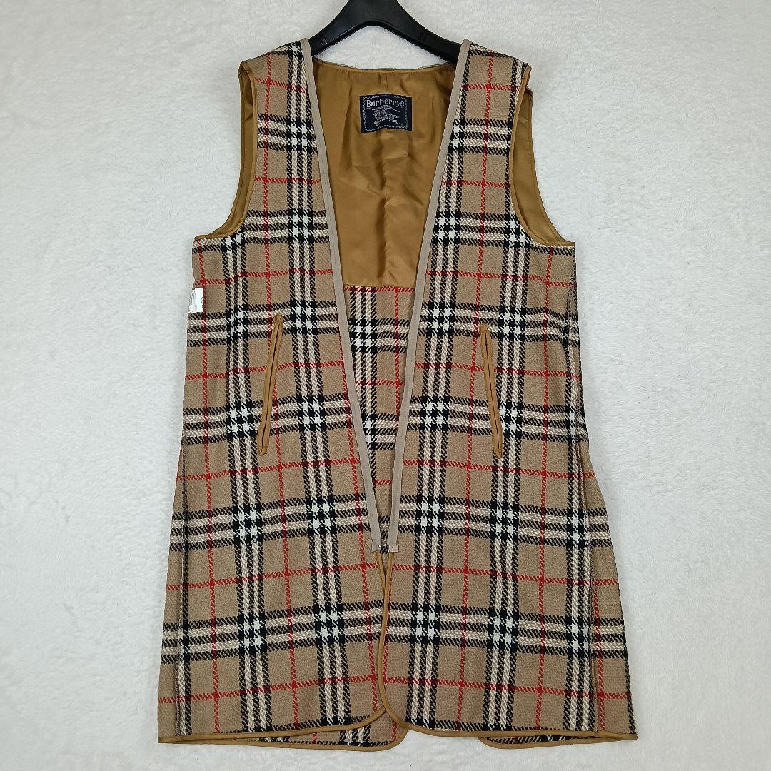 みのり様✨【ノバチェック 希少Lサイズ】バーバリー ステンカラー