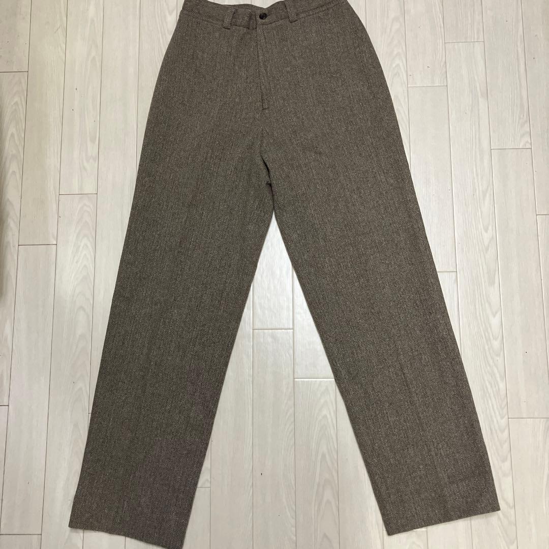 極美品】レディース ラルフローレン ウールパンツ ツイード
