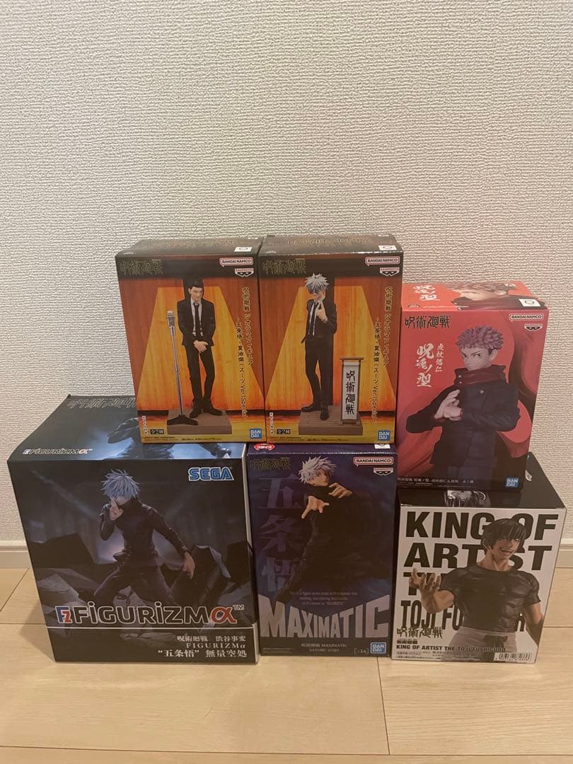 【新品未開封】呪術廻戦 フィギュア 6点 まとめ売り 呪術廻戦 フィギュア 6点セット 新品未開封 - メルカリ