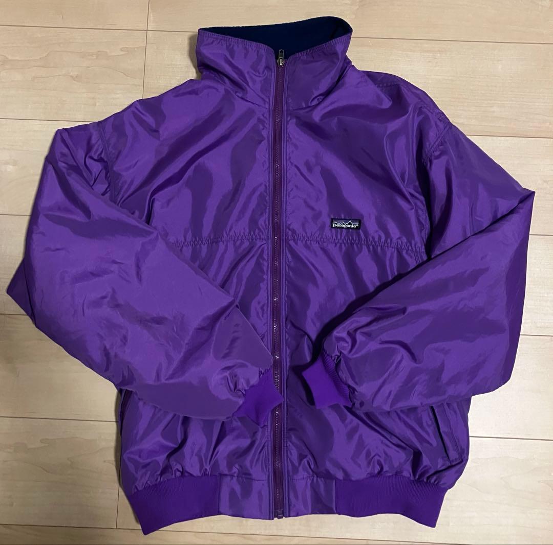 【極美品】'90パタゴニア　シェルドキャプリーンジャケット 90 パタゴニア シェルドキャプリーンジャケット ハイビスカス 表記(M