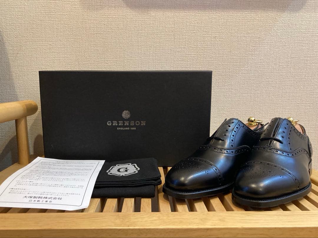 グレンソン　セミブローグ　UK5.5 グレンソン セミブローグ UK5.5