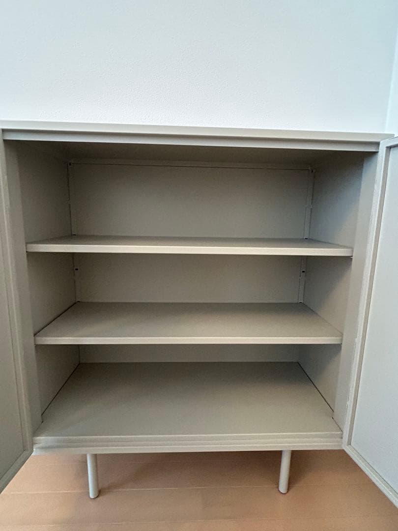 unico SOOD キャビネット W750 ライトグレー - メルカリ