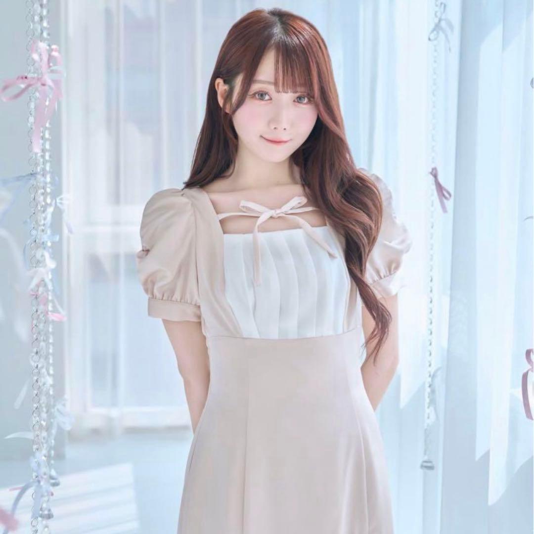 新品未使用 ロゼミューズ Rosé Muse タックマーメイドドレス