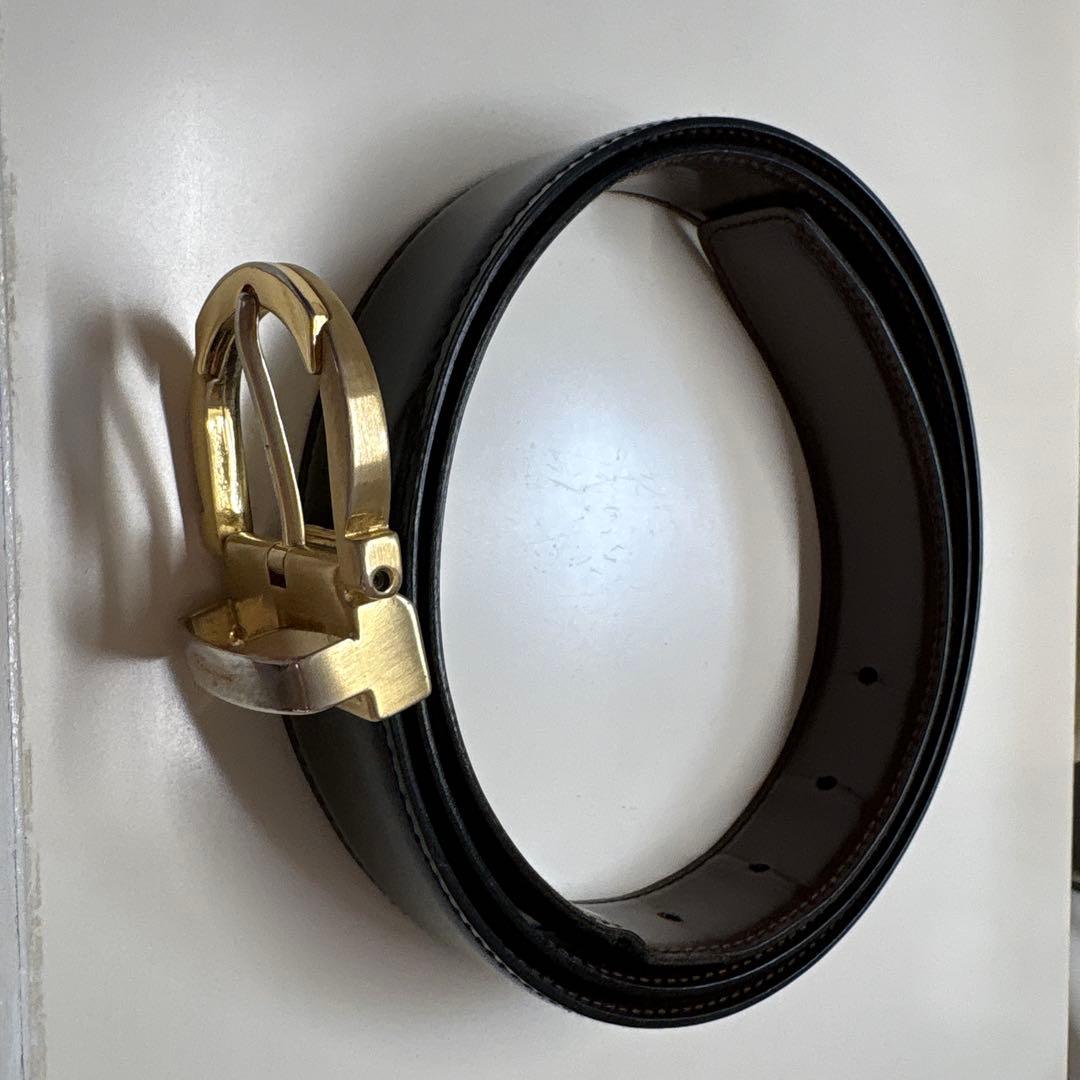 イタリア製 黒レザー ベルト イタリア製 シボレザードレスベルト col.ブラウン - ARCODIO