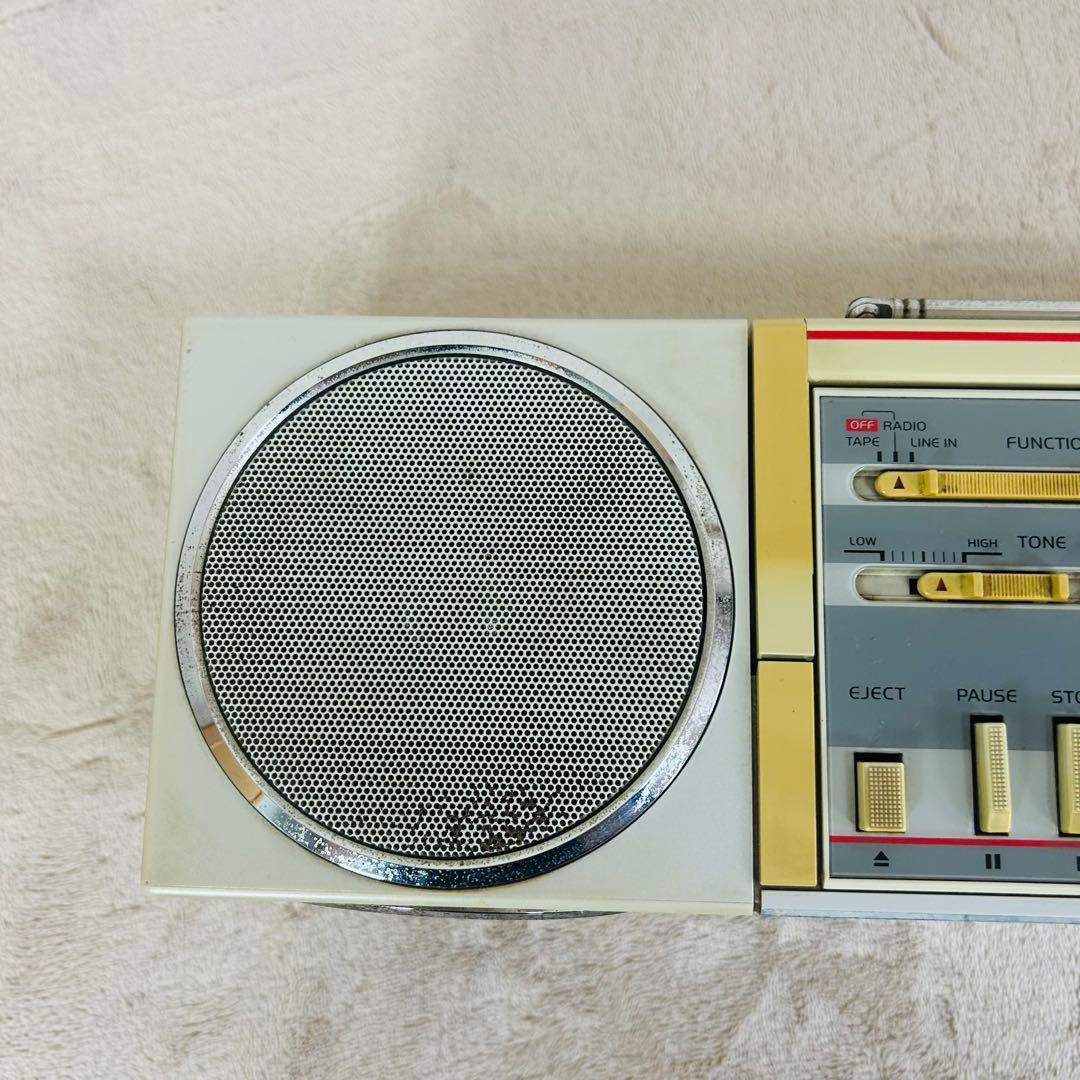 希少 動作品】SANYO MR-Q4 6スピーカー レトロラジカセ 当時物