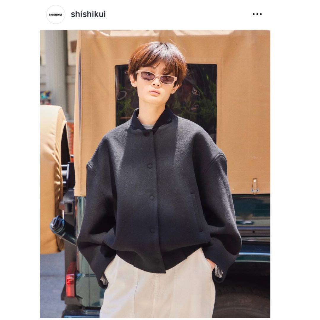 THE SHISHIKUI シシクイ WOOL JAK ネイビー - メルカリ