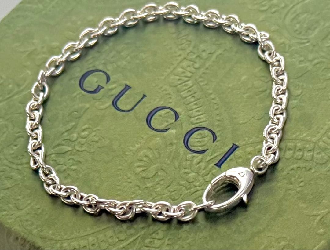 ⭐︎極美品 GUCCI グッチ ブレスレット シルバー925 - メルカリ