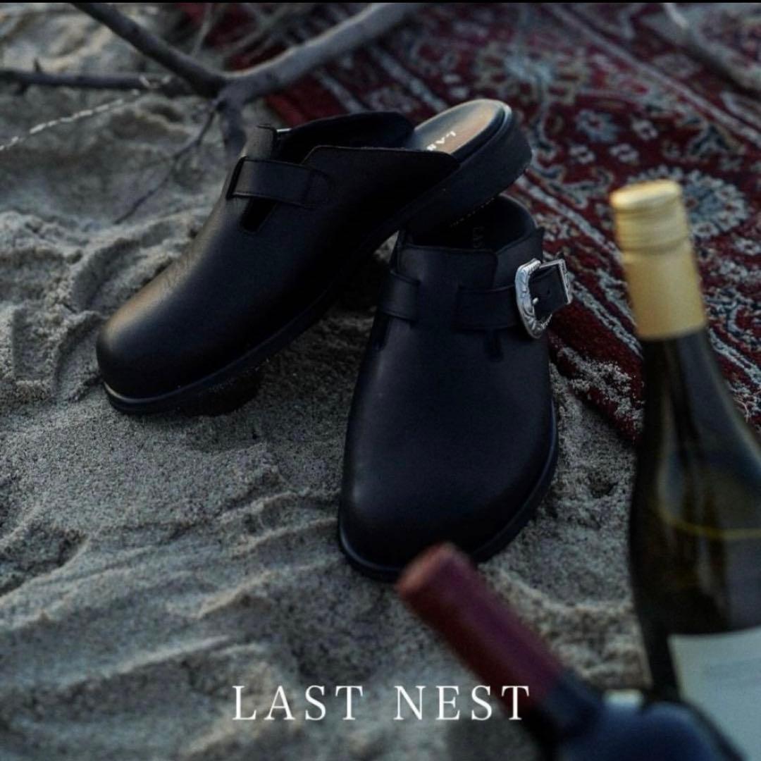 美品】LAST NEST MULE 001 黒 26cm ミュール - メルカリ