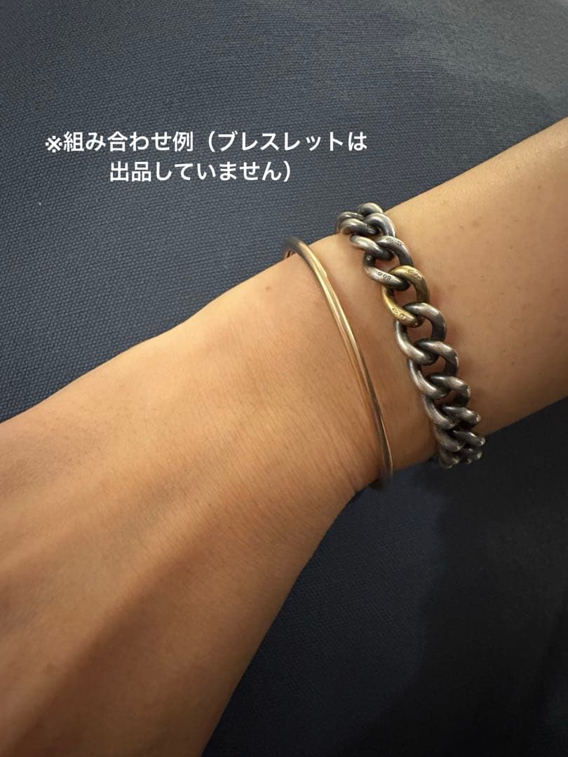 値下不可hum バングル k10 「humete」ゴールド ブレスレット