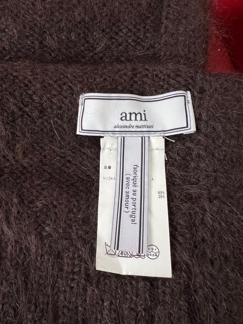 ami モヘア大判マフラー - メルカリ