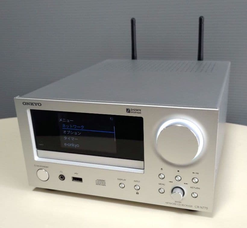 【 ジャンク】ONKYO CR-N775 ONKYO CR-N775 Network CD Receiver Hi-Res Black 4573211153279 CR