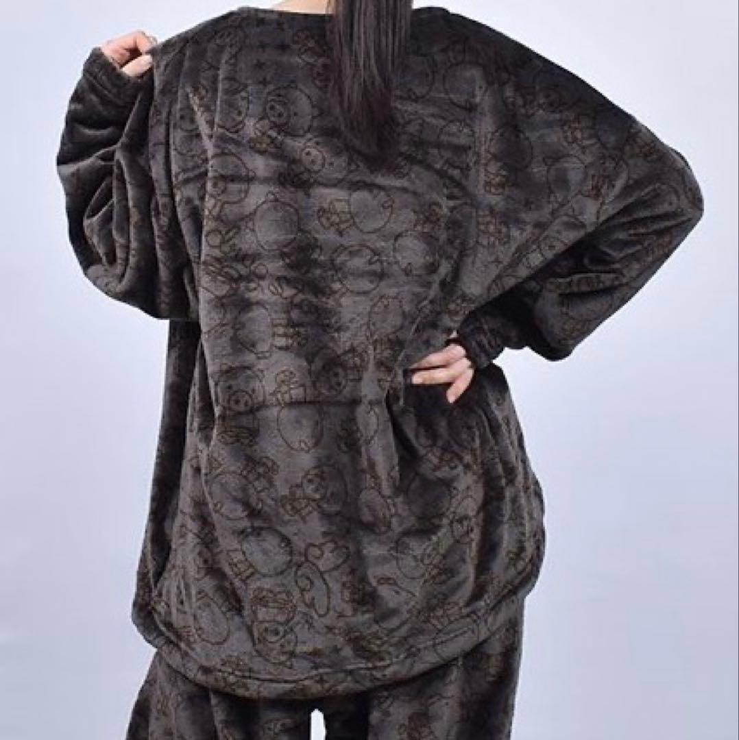 《新品》drug store's スタンディ総柄 フリースルームウェア2点セット