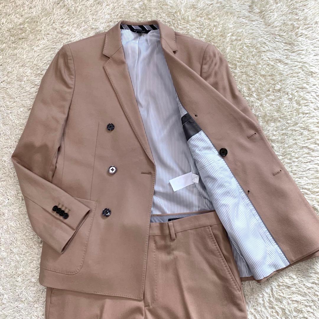 極美品✨バナナリパブリック ダブル セットアップ ベージュ カシミヤ混